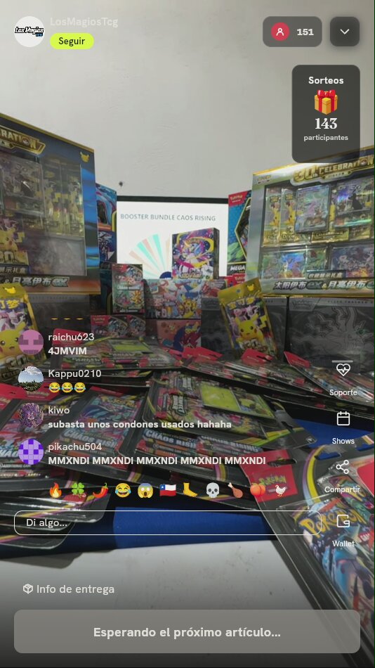 Booster Bundle Pokémon Caos Rising