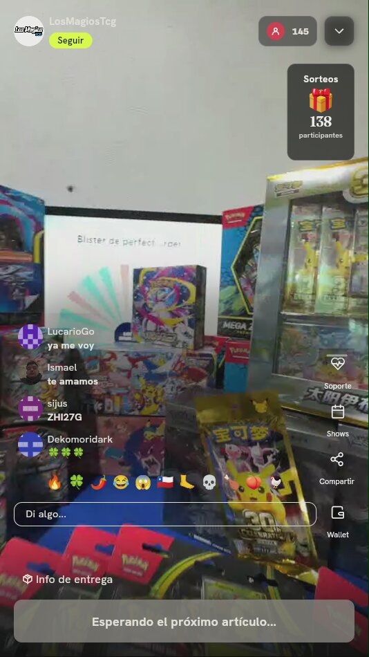 Blíster de Pokémon TCG Perfect Order