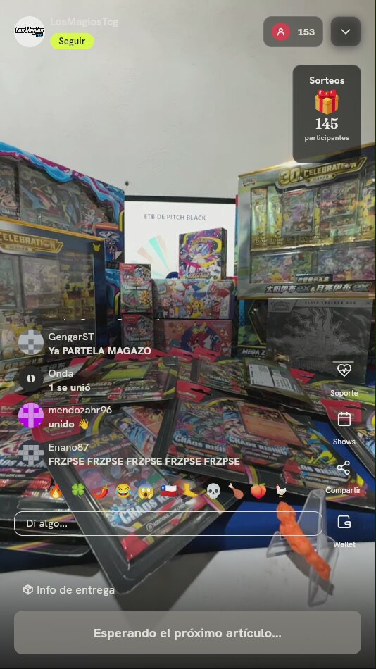 Giro de ruleta Pokémon TCG