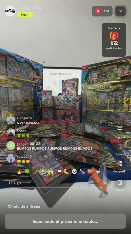 Giro de ruleta Pokémon TCG
