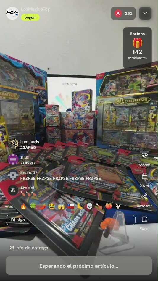 Giro de Ruleta Pokémon TCG