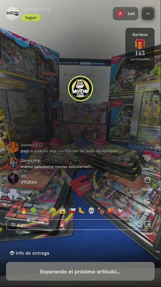 Blister Pokémon TCG Chaos Rising