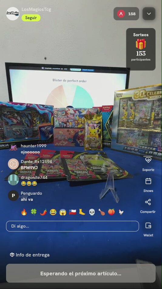 Blister Pokémon TCG Perfect Order