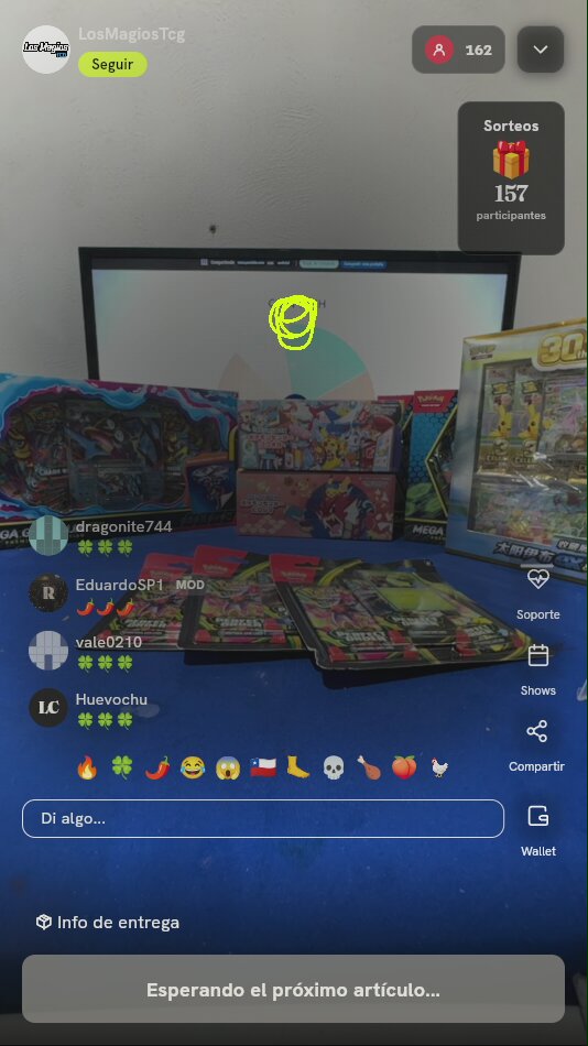Giro en ruleta Pokémon TCG