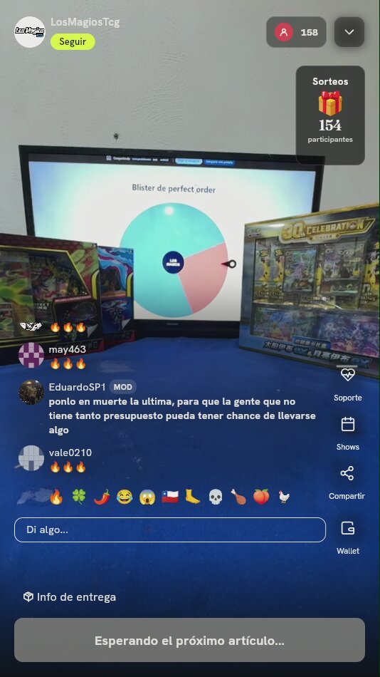Blíster Pokémon TCG Perfect Order