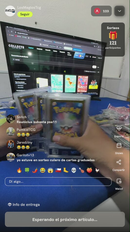 Carta graduada misteriosa de Pokémon