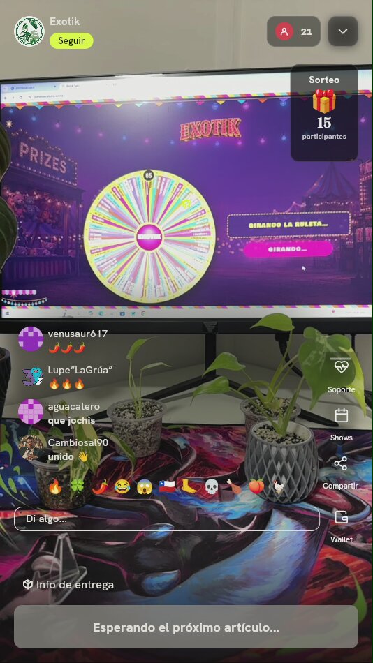 Tiros de Ruleta Exotik