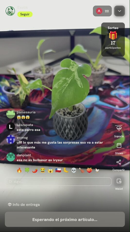 Planta Variegada en Maceta 3D
