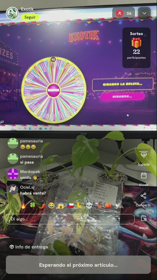 Giro de ruleta Exotik