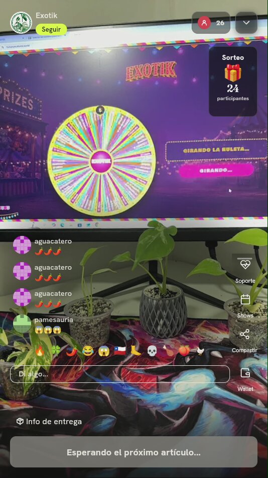 Tiros en Ruleta de Plantas