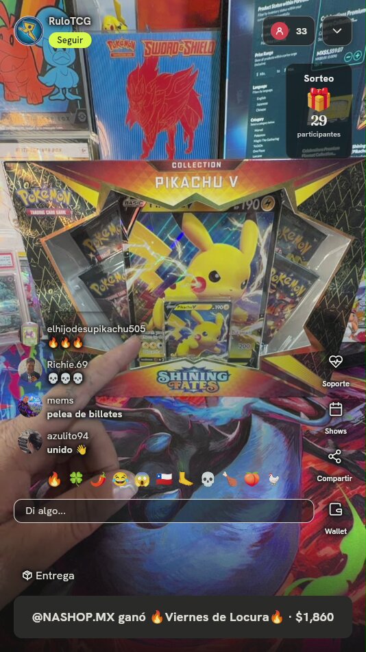 Pikachu V Collection Shining Fates
