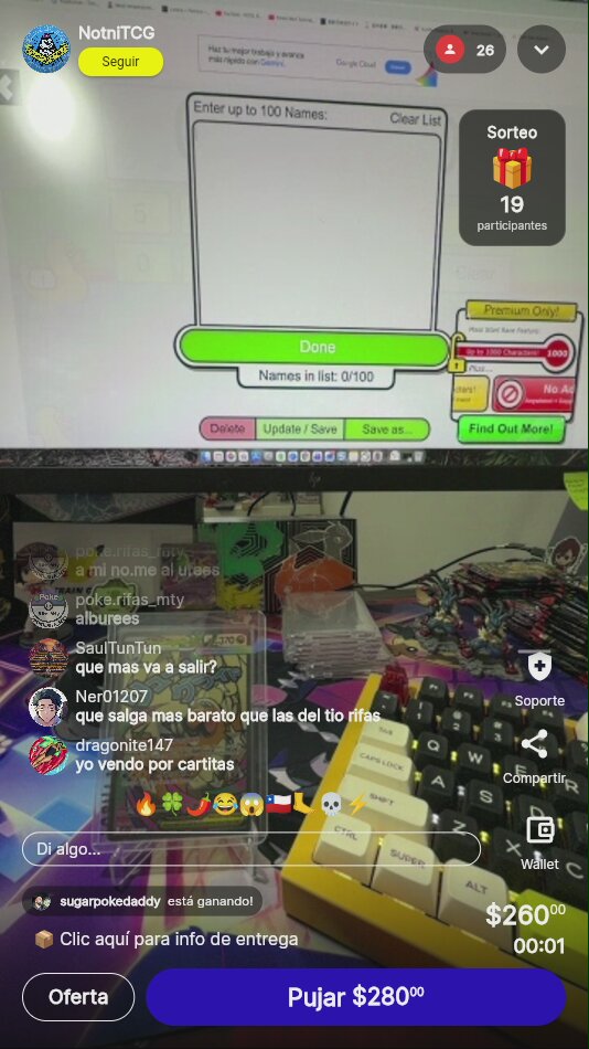 Carta Pokémon con 370 HP