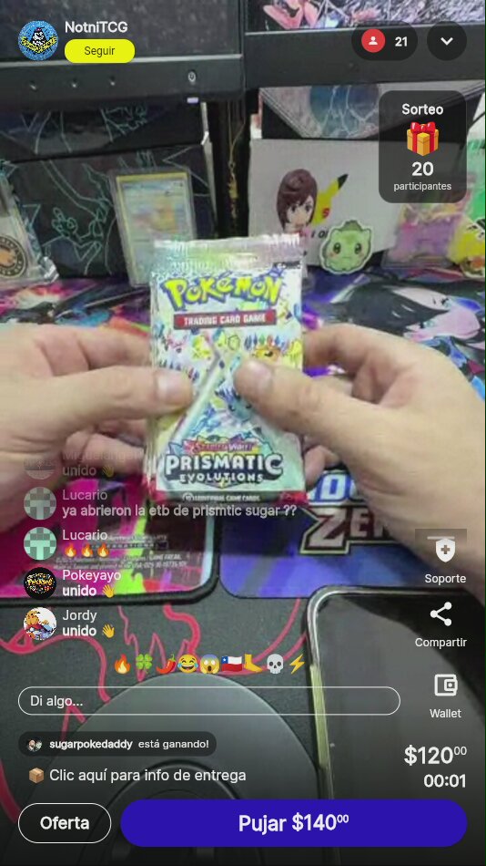 Pokémon Prismatic Evolutions Booster Pack