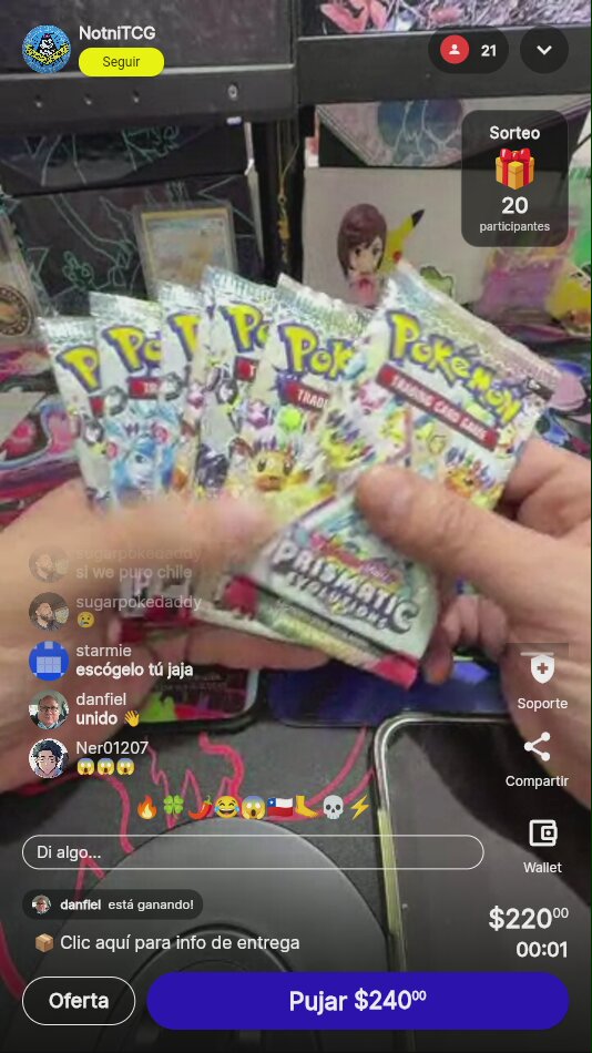 Pokémon Prismatic Evolutions Booster Pack