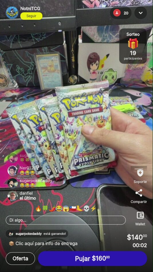Pokémon Prismatic Evolutions Booster Packs
