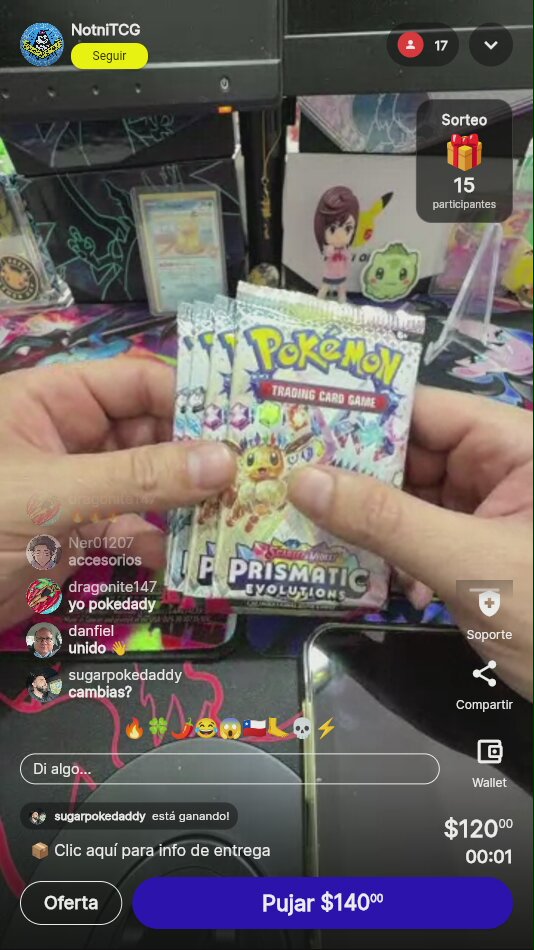 Pokémon Prismatic Evolution Booster Pack