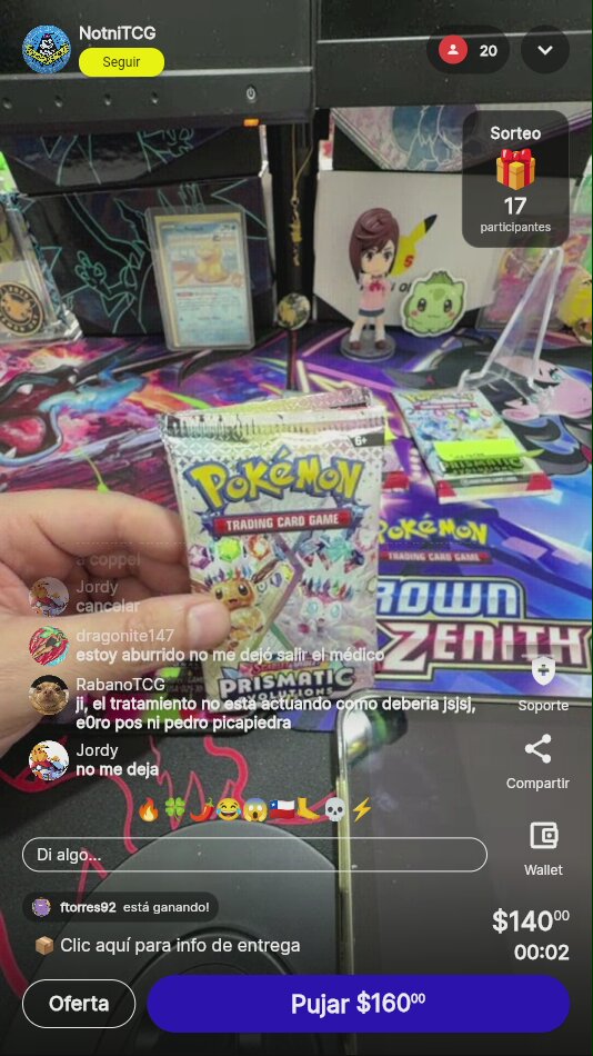 Pokémon TCG Prismatic Evolutions Booster