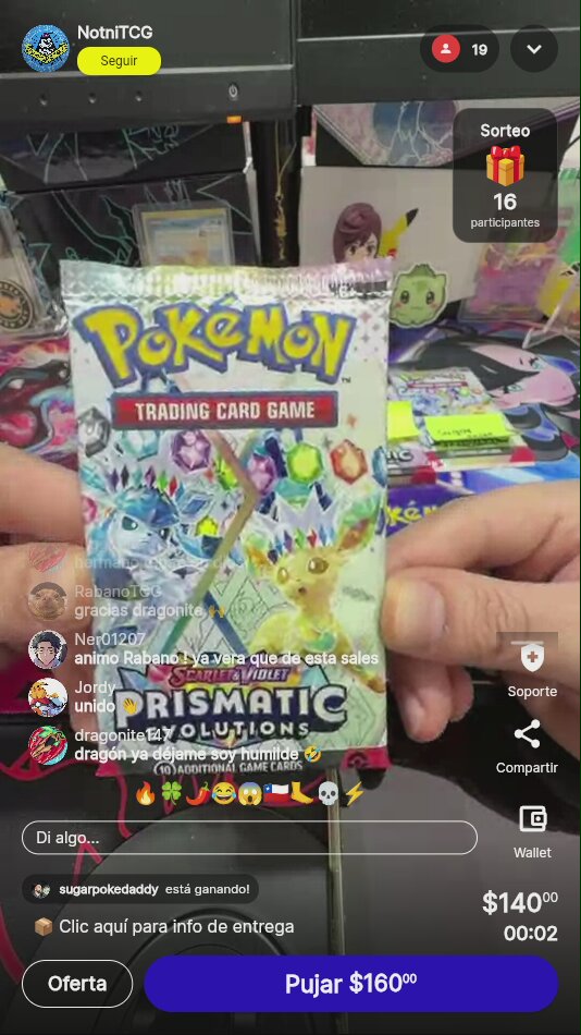 Pokémon TCG Prismatic Evolutions Booster