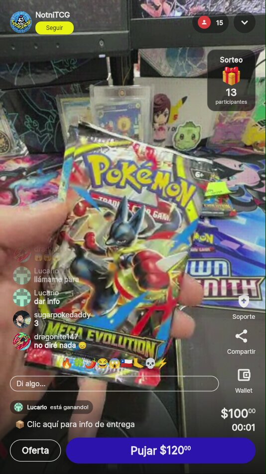 Pokémon TCG Mega Evolution Booster