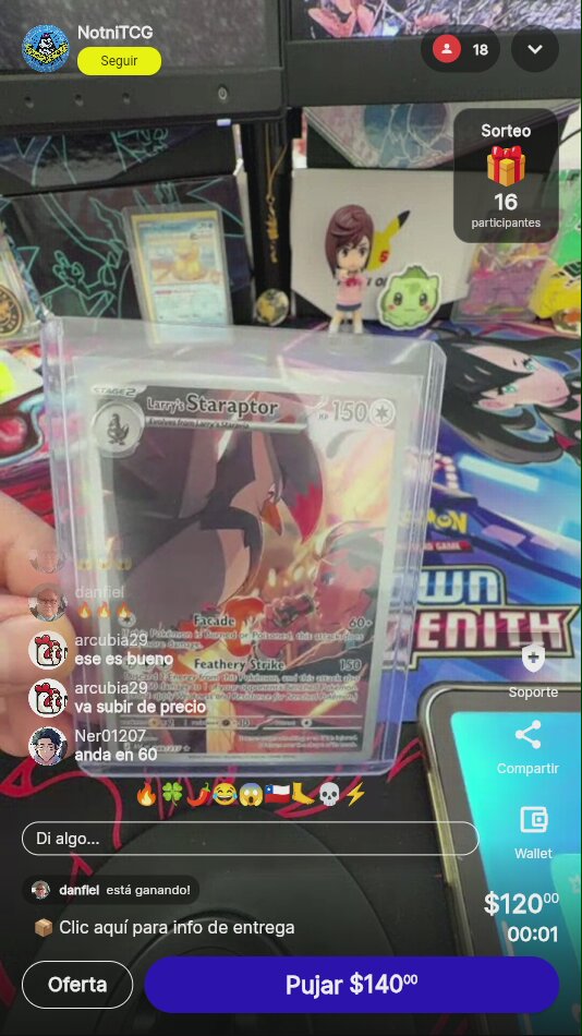 Staraptor V Crown Zenith #150
