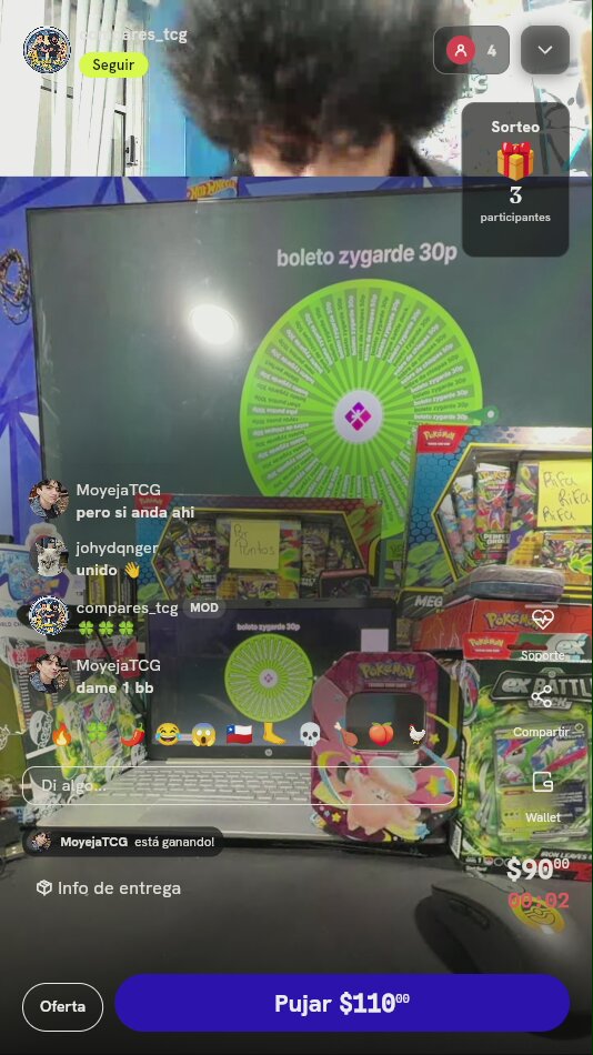 Boleto Zygarde 30P Pokémon TCG