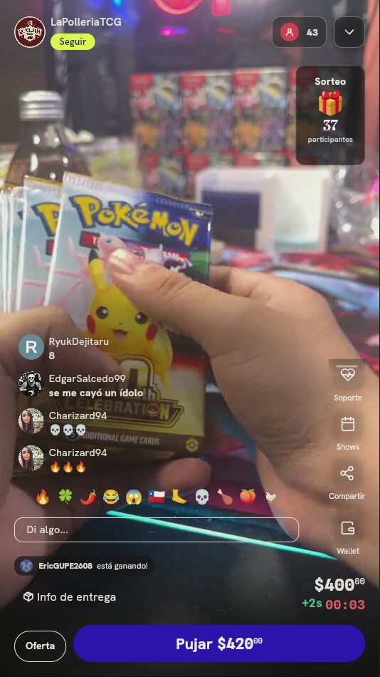 Sobres Pokémon General Mills 25 Aniversario
