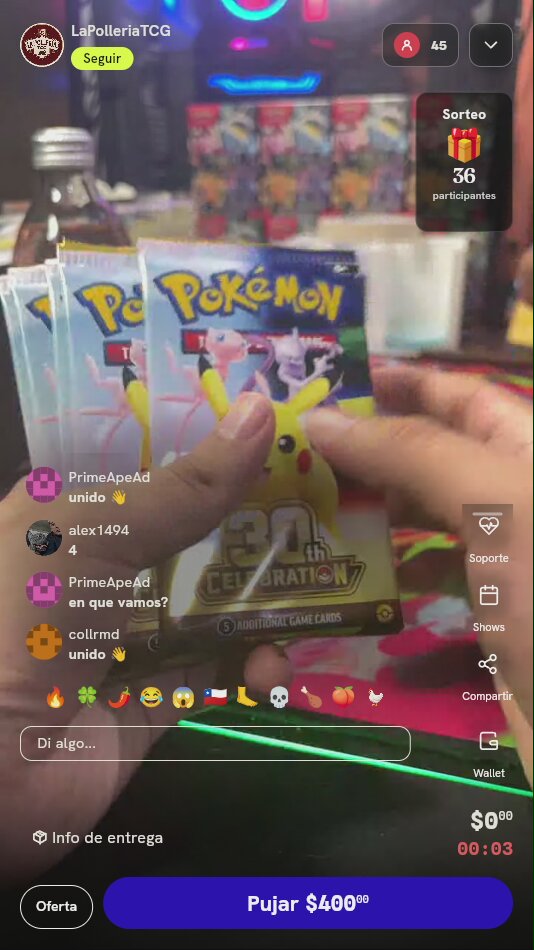 Batalla de ETB Pokémon TCG