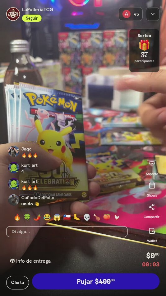 Paquetes Pokémon TCG Celebrations 25th