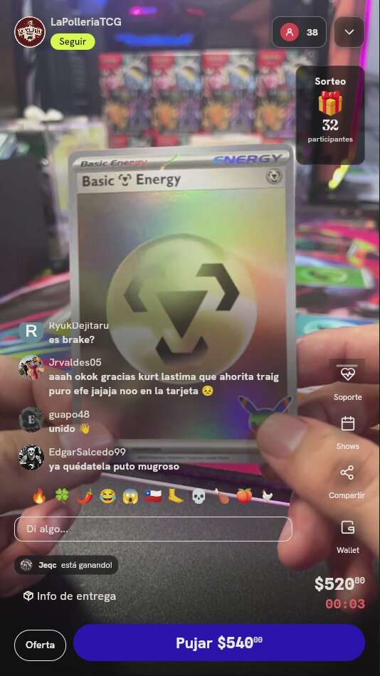 Carta Pokémon Basic Metal Energy Holo