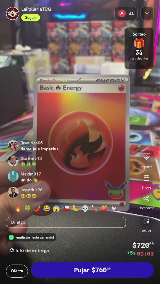 Carta Pokémon Basic Fire Energy 25th