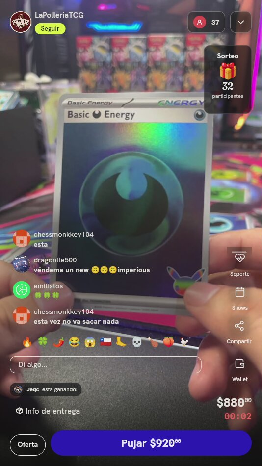 Energía Oscura Básica Pokémon 25 Aniversario