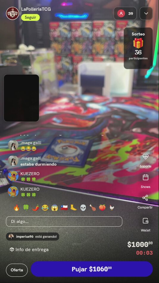Carta misteriosa Pokémon TCG