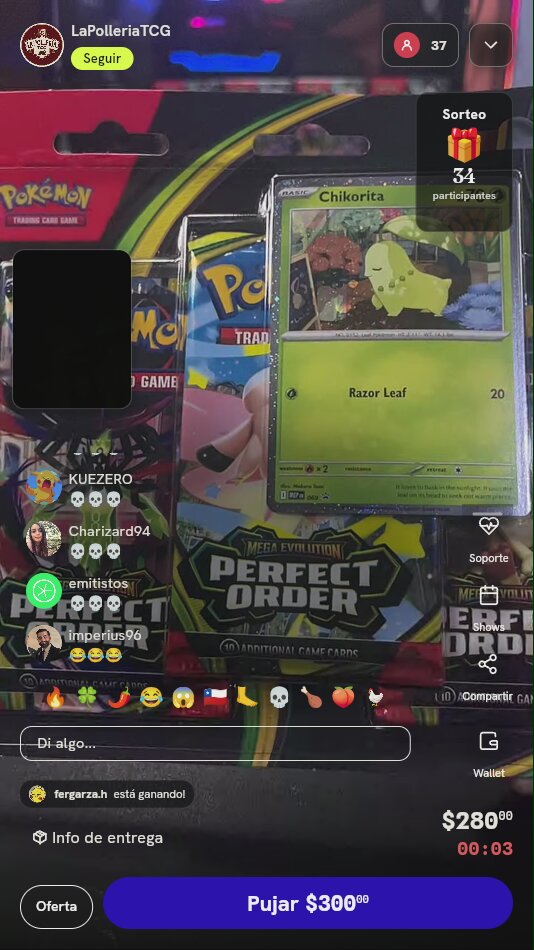 Blister Pokémon TCG Perfect Order Chikorita