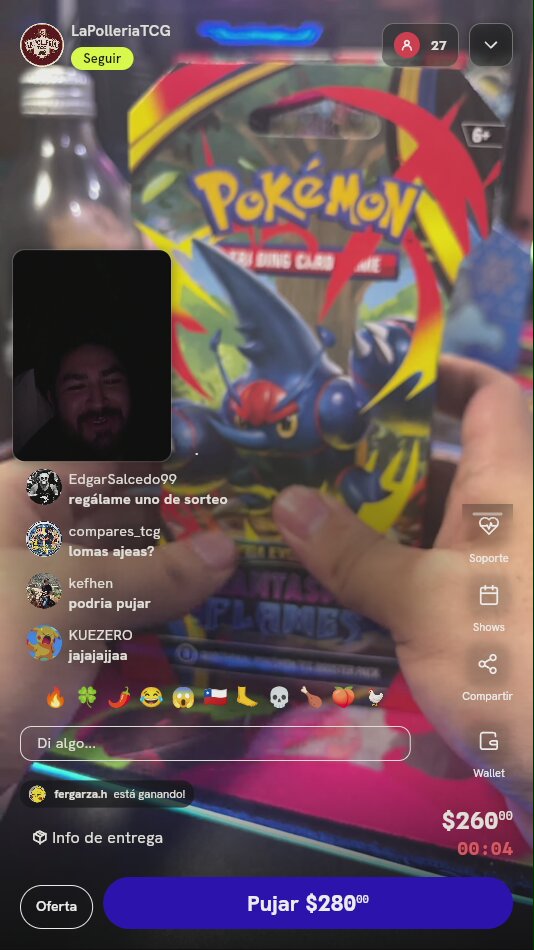 Sleeved Booster Pack Pokémon Phantasmal Flames
