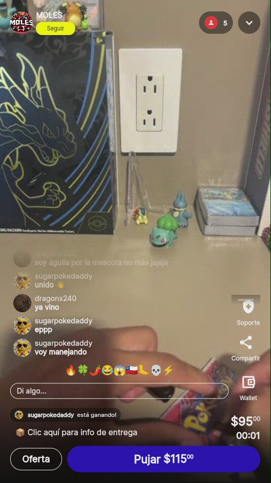 Sobre de Pokémon TCG