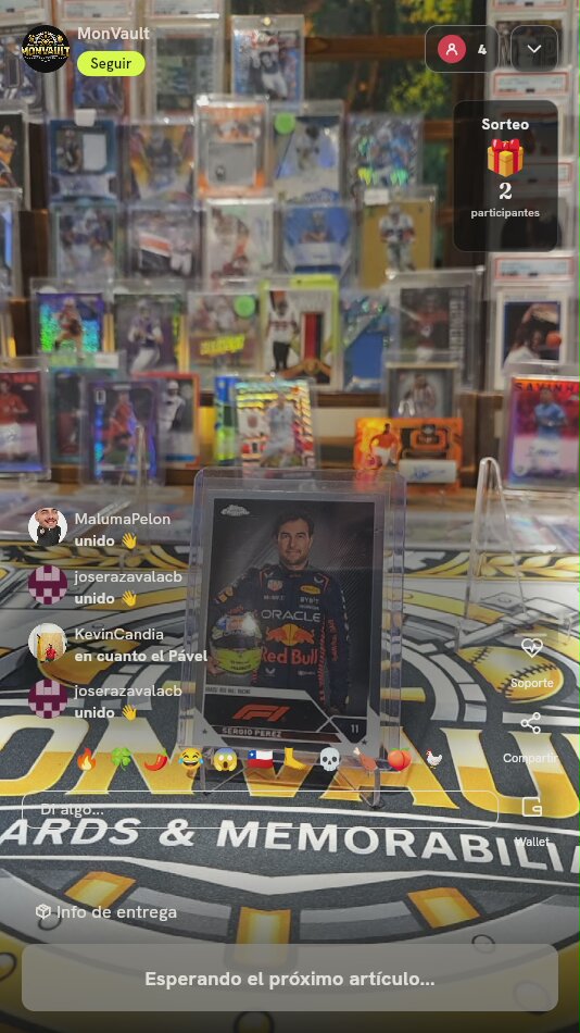 Topps Chrome Sergio Perez F1