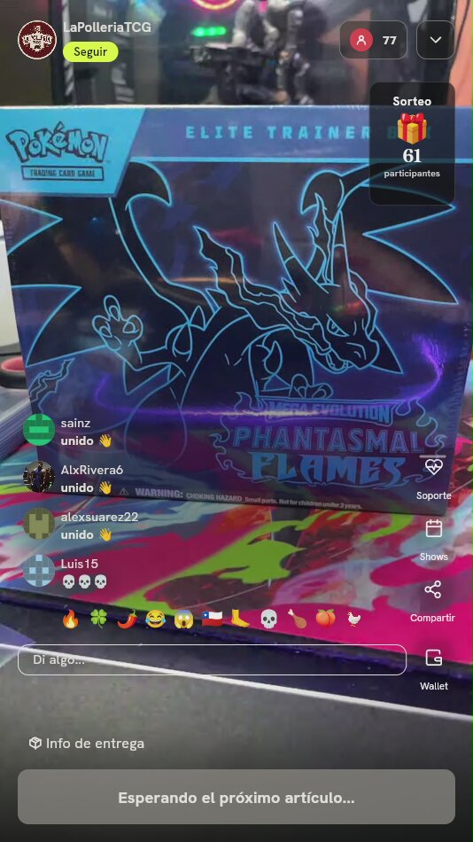 Pokémon Phantasmal Flames Elite Trainer Box