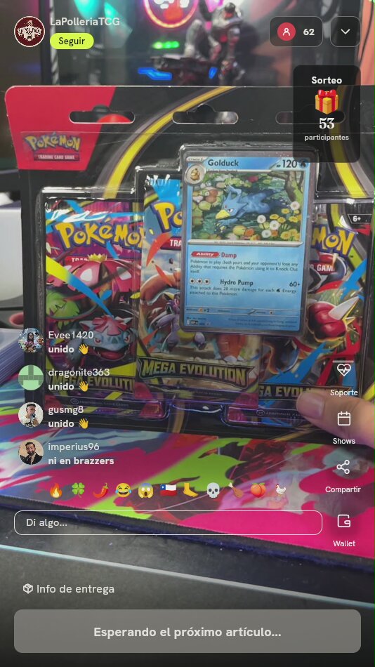 Blíster Pokémon Mega Evolution Golduck