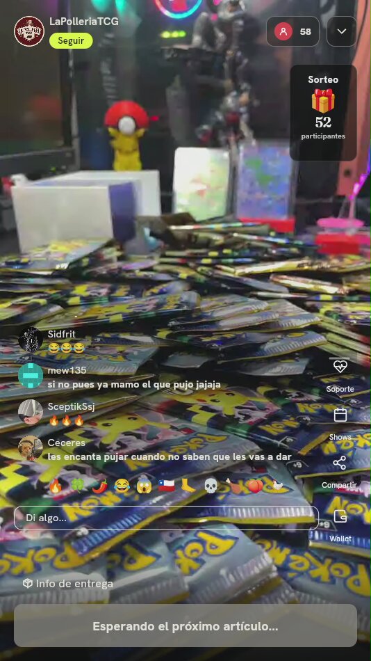 Lote Sobres Pokémon TCG