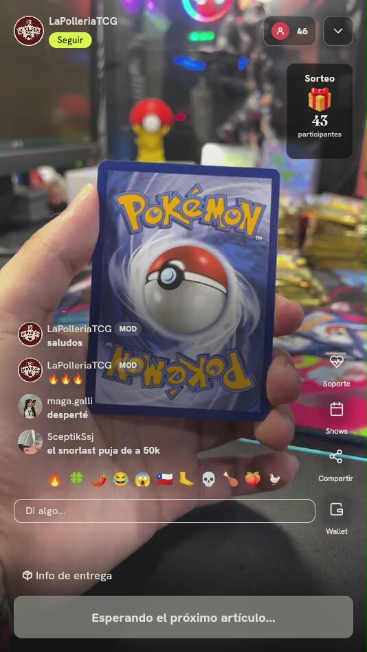 Carta Pokémon TCG Individual