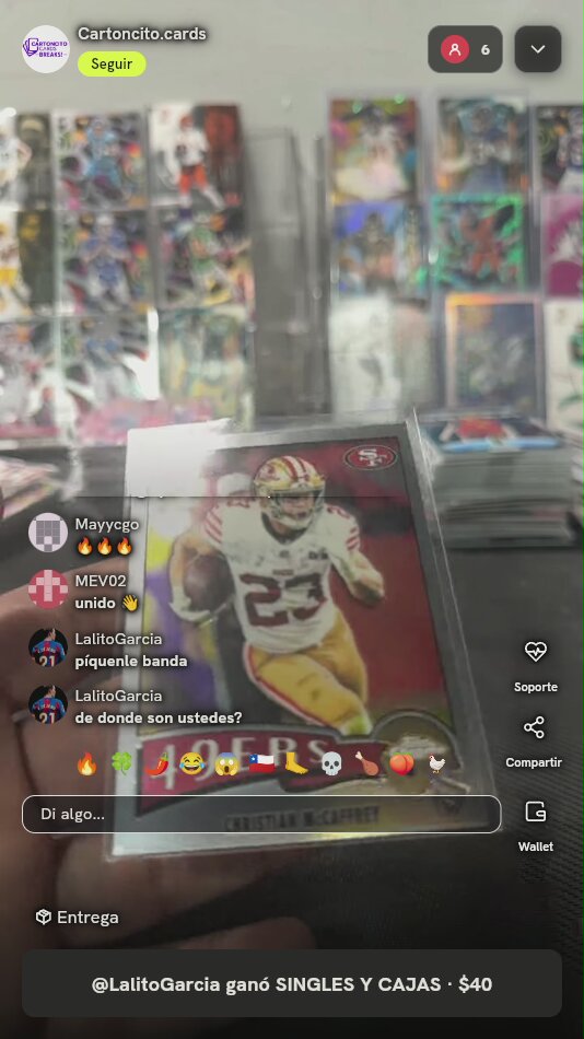 Carta Christian McCaffrey Topps Chrome 49ers