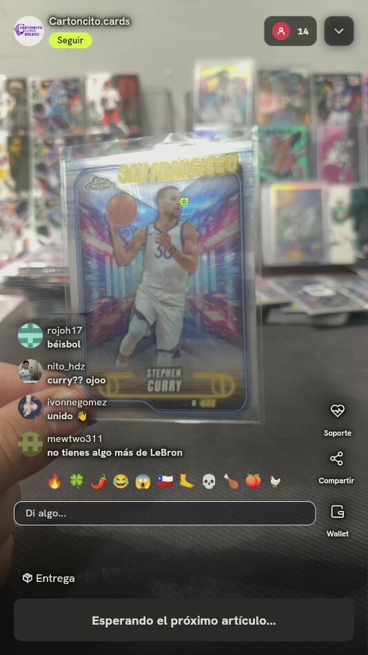 Carta Stephen Curry Topps Chrome