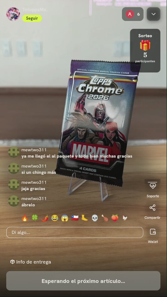 Sobre Topps Chrome Marvel 2026