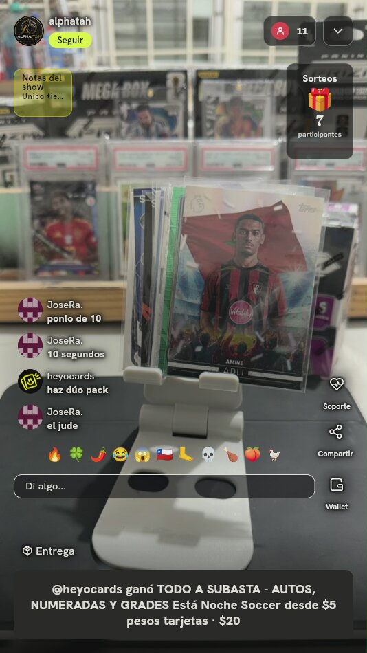 Carta Topps Amine Adli Soccer