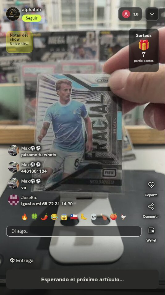 Carta Nicolò Rovella Panini Prizm