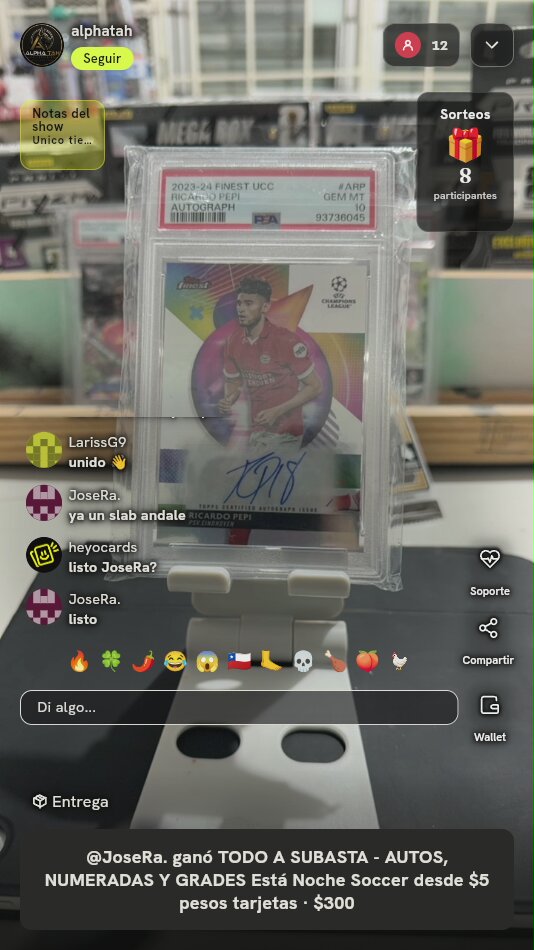 Ricardo Pepi 2023-24 Finest Autograph PSA 10