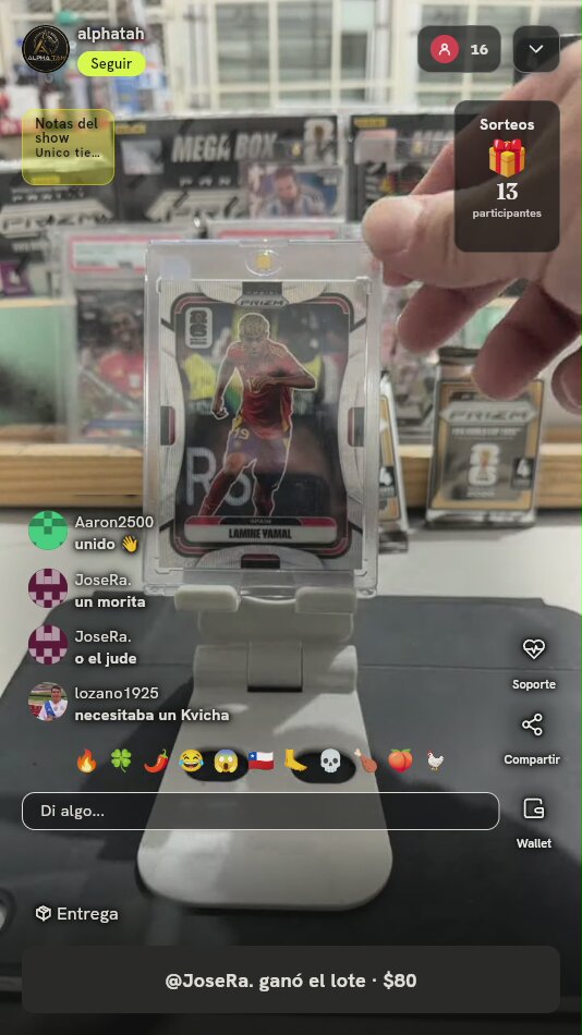 Carta Panini Prizm Lamine Yamal