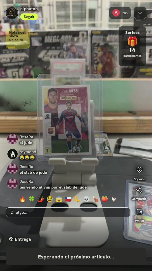 Carta Panini Lionel Messi Limited Edition