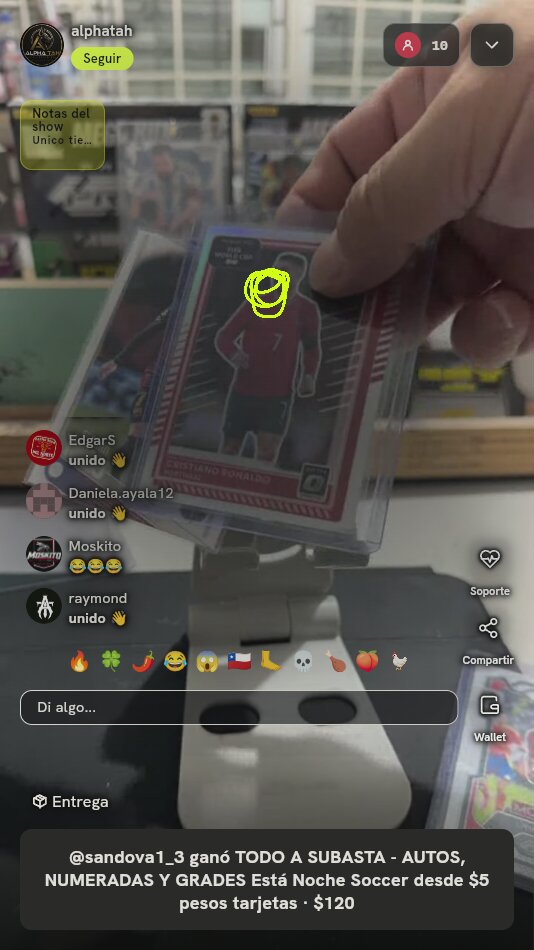 Carta Panini Optic Cristiano Ronaldo