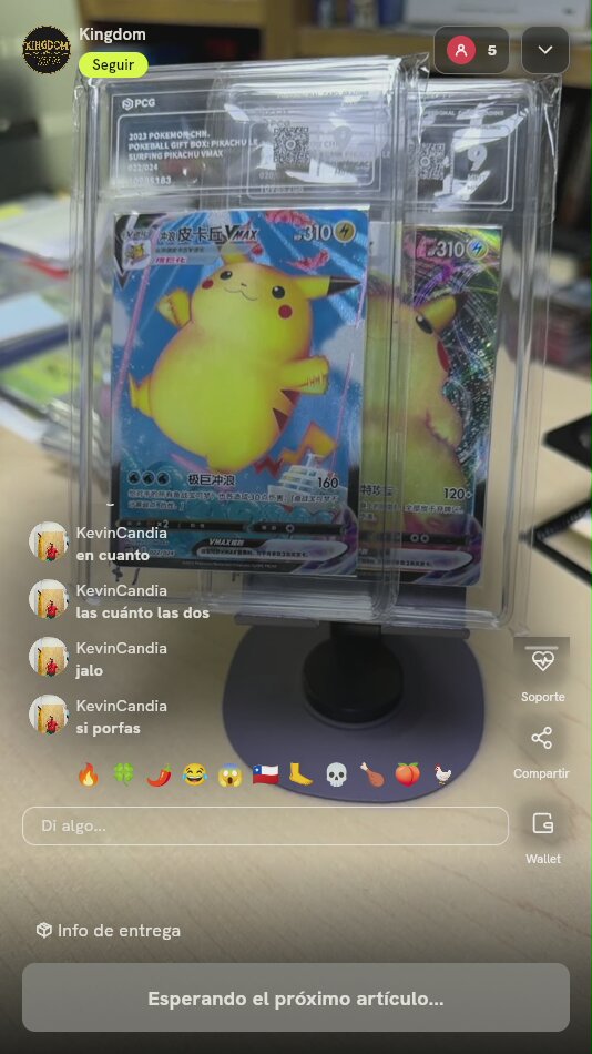 Cartas Pokémon Surfing Pikachu VMAX PCG